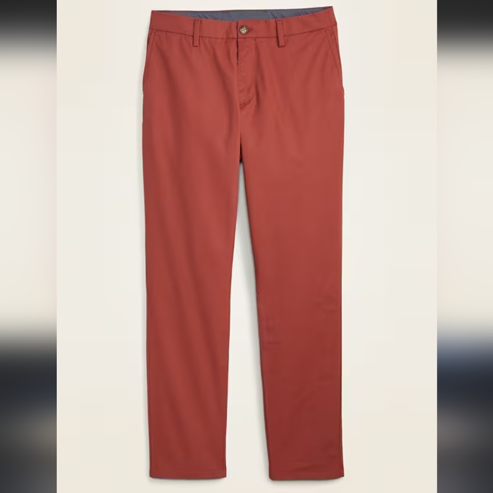 Old Navy Mens 38 x 34 Athletic Ultimate Built-In Flex Chino Pants Ultimate Slim